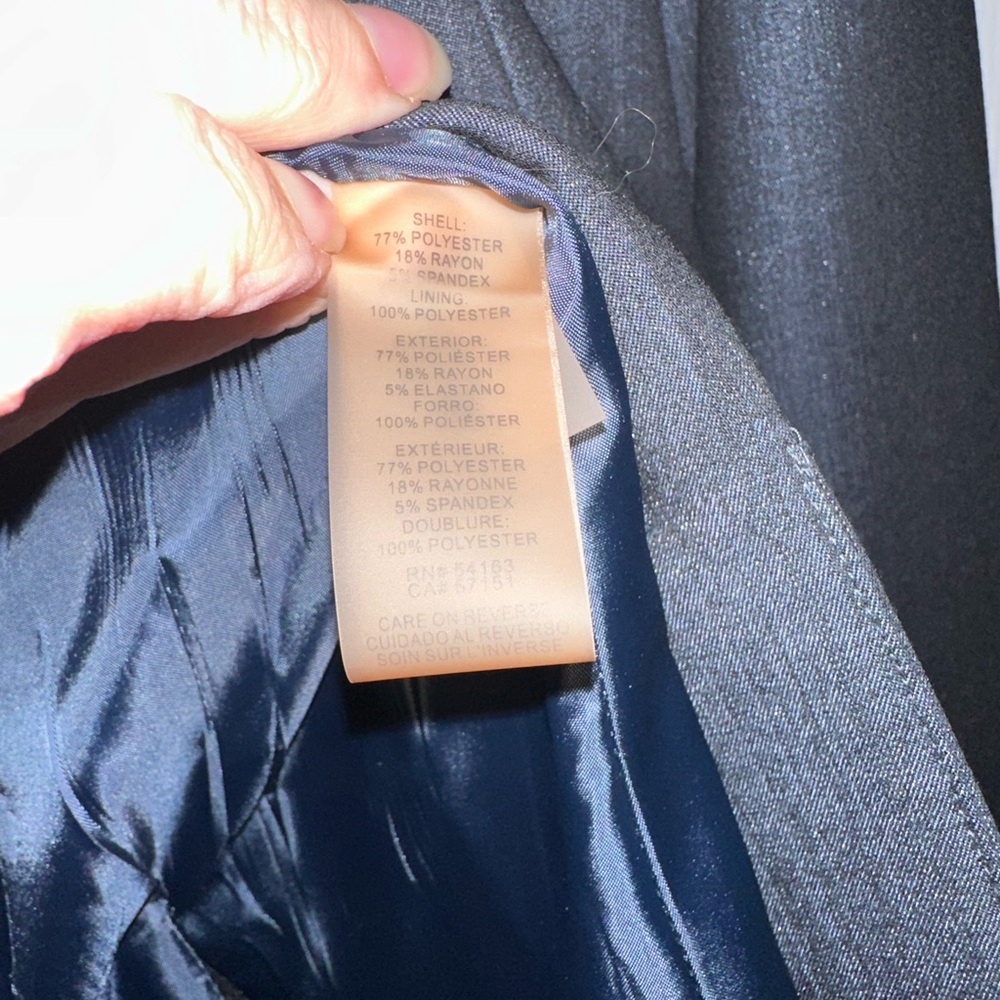 Calvin Klein Women’s Single Button Front Career Blazer - Picture 16 of 16